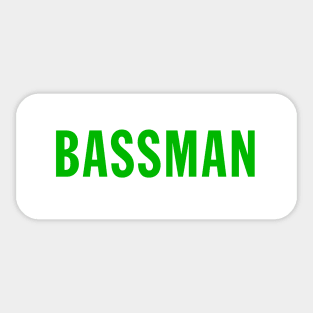 Bass man Sticker